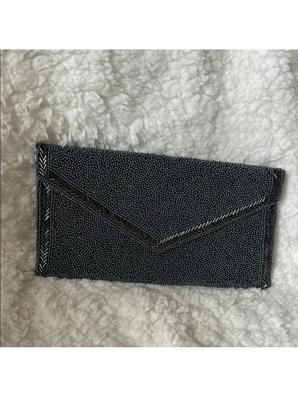 Walborg vintage grey/silver clutch